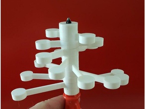 spinning tree toy mechanical toys 3d print model - Mito3D
