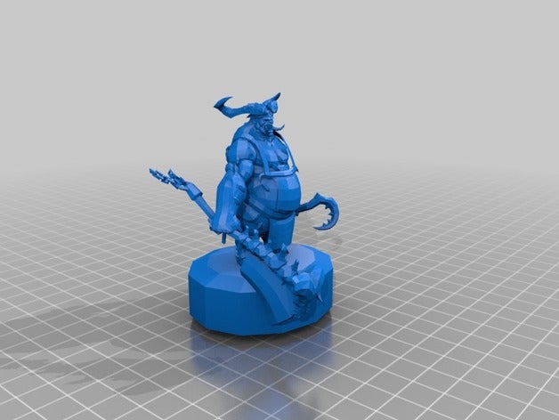 diablo - macellaio art 3D print model - Mito3D