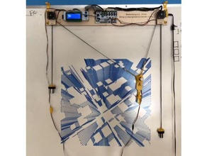 makelangelo quadro de montagem ganchos arte da matemática em sala aula expo borracha marcador gancho polargraph professor ensino apoio ao comunicações branco 3d print model - Mito3D