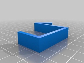 skinny hook2 - Organisation angepasst 3d print model - Mito3D