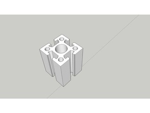 bosch style profil évolutif 50x50 de la machine outils 3d print model - Mito3D