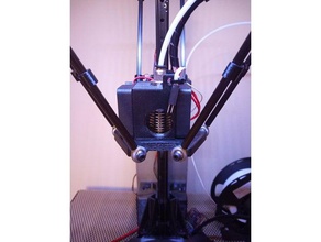 e3d v6 effector micromake delta kossel printer parts 40mm fan e3dv6 hotend d1 3d print model - Mito3D