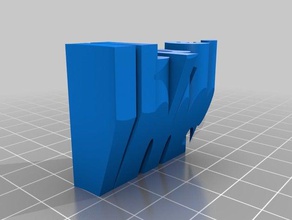 davids name plate office customized 3d print model - Mito3D