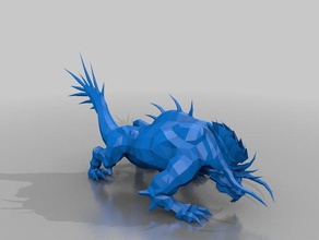 final fantasy xi behemoth video games 3d print model - Mito3D