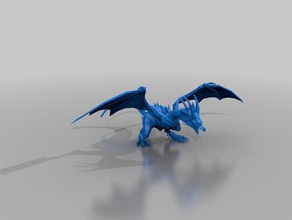 final fantasy xi seiryu de vídeo jogos 3d print model - Mito3D