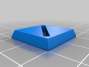 20mm des fentes de la base carrée les jouets jeux 3d print model - Mito3D