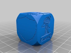 codestock dice customized 3d print model - Mito3D