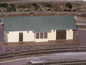 ho scale small town station buildings structures nsfw 3d print model - Mito3D