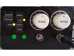 áudio gerador de forma onda eletrônica osciladores teste 3d print model - Mito3D