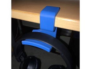 20mm headphone mount 75 inch organization headphones hanger holder hook 3d print model - Mito3D