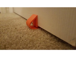doorstop carpet household door slider 3d print model - Mito3D