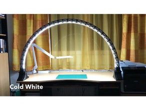 led bridge lampscaled 95 universal segment wider led-channel electronics cct coldwhite dualwhite warmwhite 3d print model - Mito3D