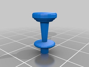 plasticville frosty bar stool buildings structures 3d print model - Mito3D