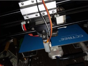 anet a8 montaje trasero bltouch frame brace despacho 3d la impresión monte 3d print model - Mito3D