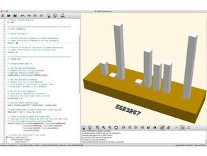 openscad randomizer interactive Kunst code generative Gestaltung prozedural prozedurale erzeugt 3d print model - Mito3D
