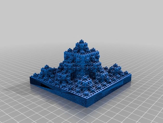 my customized 3d line fractal math 3D print model - Mito3D