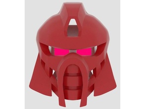 kanohi hau nobre máscara de proteção construção brinquedos bionicle lego compatível mata nui tahu 3d print model - Mito3D