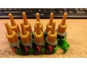 10ml e-juice bottle holder 2x5 other vape 3d print model - Mito3D