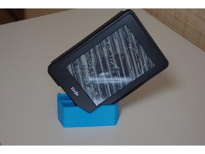 kindle paperwhite stand librocubicularists tablet 3d print model - Mito3D