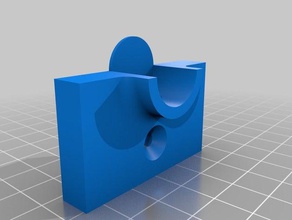 wall support clothes rail filament spool etc organization 3d print model - Mito3D