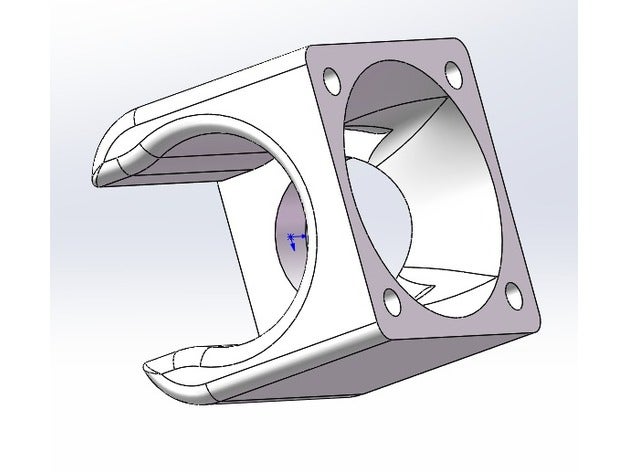 e3d-v6 Kühler Fall Drucker Teile e3d v6 3D print model - Mito3D