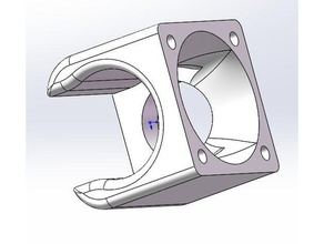 e3d-v6 radiateur cas de l'imprimante pièces e3d v6 3d print model - Mito3D