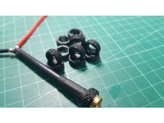 sma rotella rc i veicoli l'adattatore l'antenna axii manopola lumenier il monte dado ufl 3D print model - Mito3D