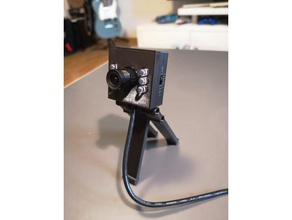 kamera modülü 38x38mm konut tripod stand 3d baskı monte edin üçayak web kamerası webcam sahibi 3d print model - Mito3D