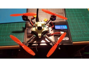 toothpick inspired frame 100mm rc vehicles 1103 65mm 7500kv amax fpv kabab king kingkong pickle quadcopter 3d print model - Mito3D