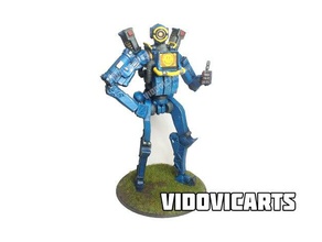 apex legends pathfinder model robots 3dprintable android battle royale character design figure figurine gaming hero machine miniature pose posed video games vidovic vidovicarts arts 3d print model - Mito3D