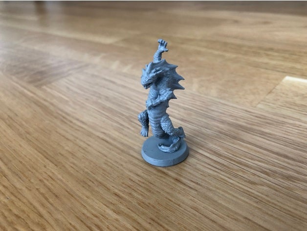 gloomhaven rending drake pose remix jogos 28mm dnd dragão masmorras e dragões miniatura miniaturas minis monstro salamandra 3D print model - Mito3D