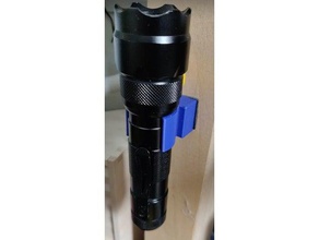 24mm flashlight mount tool holders boxes 18650 3d print model - Mito3D