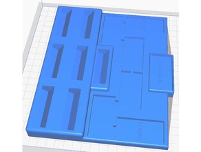 çift kişilik Domino havoc yeniden boyutlandırılabilir oyunlar 3d print model - Mito3D