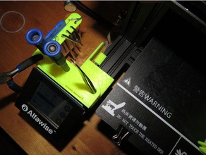 alfawise u30 tool rack left side 3d printer parts 3d print model - Mito3D