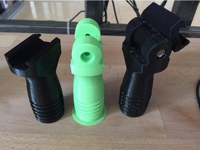 p-rail fore grips sport outdoors 3d print model - Mito3D