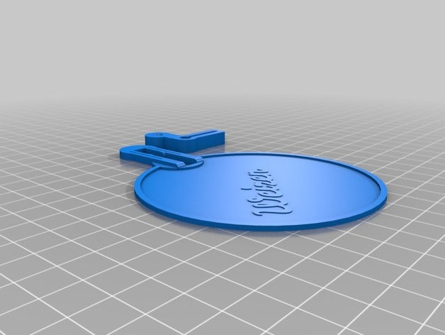 weizen weizenbierglas-deckel mıt adı mutfak yemek özelleştirilmiş 3D print model - Mito3D