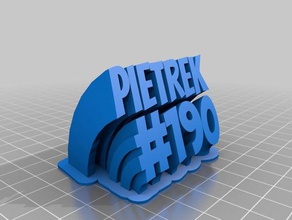 pjoter office customized 3d print model - Mito3D