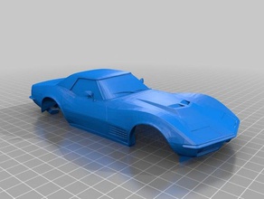 corvette openz v16 98mm wheelbase hobby 3d print model - Mito3D