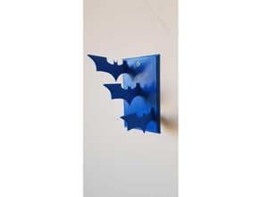 batarang de bâti mur chapeau cintre décor batman bouchons la bande dessinée dc comics 3d print model - Mito3D