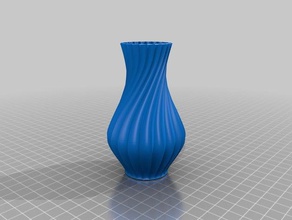 vase décor spirale 3d print model - Mito3D