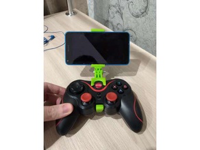 terios s3t3 universal phone mount mobile game clip gamepad plug gaming holder t3 3d print model - Mito3D