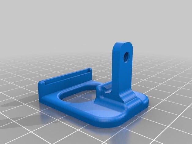 câmera do ip tripé de suporte cam ipcam thread montagem em 3D print model - Mito3D