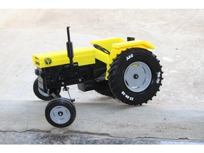 abierto rc tractor silenciador hobby 3d print model - Mito3D
