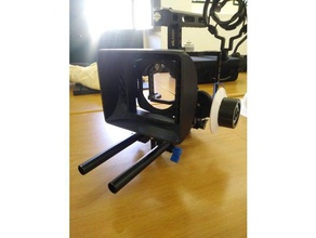 matte box Kamera 3d print model - Mito3D