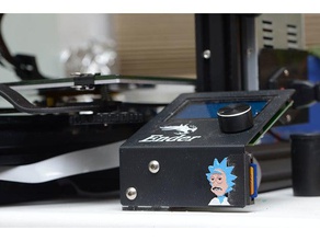 sd card extender holder creality ender 3 rick sanchez 3d printer accessories fusion 360 morty 3d print model - Mito3D