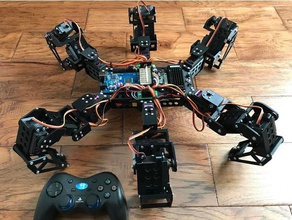 hexapod-Roboter Robotik 3d print model - Mito3D