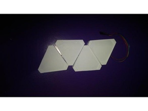 nanoleaf ışık paneli kopya dekor 3d print model - Mito3D