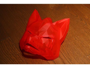 fox mask costume 3d print model - Mito3D