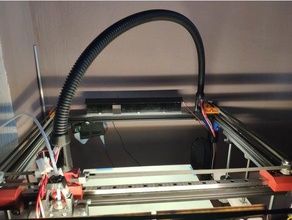 effektiver schleppkettenersatz umbau auf leerrohr 3d a impressora partes 3d print model - Mito3D