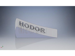 hodor kapı durdurucu 3d baskı oyun thrones kapıyı tutun 3d print model - Mito3D
